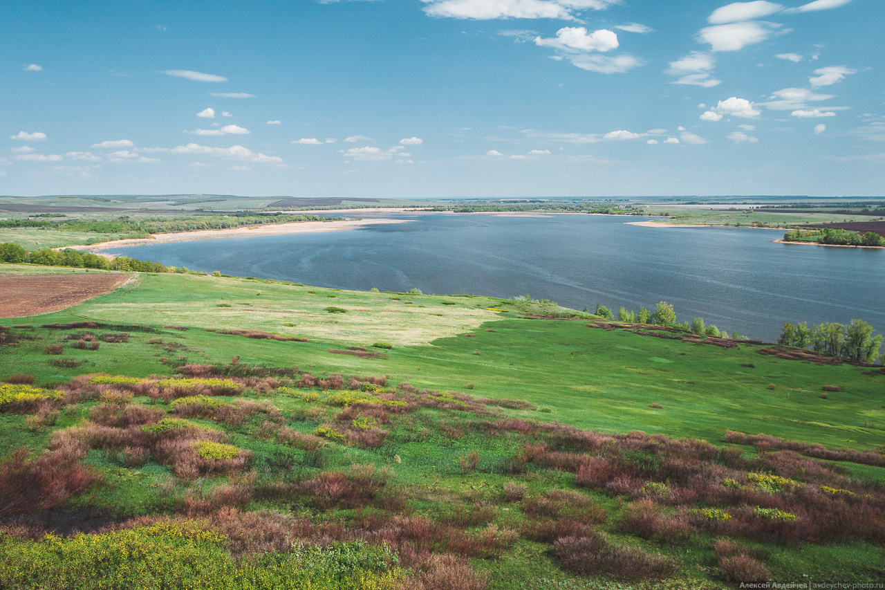 Дамба Кутулукского водохранилища